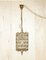Antique Style Hanging Lantern Ceiling Light in Brass & Crystal Cut Glass, 2000s, Image 1