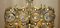 Lampada da soffitto a lanterna in stile antico in ottone e vetro tagliato, inizio XXI secolo, Immagine 5