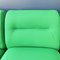 Modulares italienisches Space Age Sofa mit grünem Stoffbezug & Metalleinlage, 1970er 9