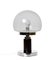Mid-Century Italian Chrome Table Lamps with Bubble Glass Shade, 1980s, Set of 2, Image 7