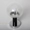 Mid-Century Italian Chrome Table Lamps with Bubble Glass Shade, 1980s, Set of 2 9
