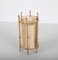 Lampada da tavolo Mid-Century in cotone, bambù e vimini di Louis Sognot, Italia, anni '50, Immagine 11