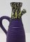 Vintage Hand Decorated Fat Lava Pitcher, West Germany, 1960s 5