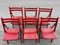 Danish Red Foldable Chairs, 1978, Set of 6 4