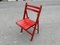 Danish Red Foldable Chairs, 1978, Set of 6 8