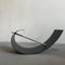 Brutalist Sculptural Steel and Glass Coffee Table, 1990s, Image 3