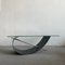 Brutalist Sculptural Steel and Glass Coffee Table, 1990s 4