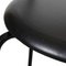 CH88 Dining Chairs in Oak and Black Leather by Hans Wegner for Carl Hansen & Søn, Set of 4 7