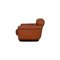 Brown Leather Armchair with Relaxation Function 12