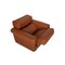 Brown Leather Armchair with Relaxation Function 3