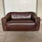 Braune Vintage DS47 Ledersofas von de Sede, 1970er, 2er Set 7