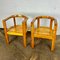 Wood Dining Table Chairs, Set of 2, Image 2