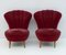 Mid-Century Modern Armchairs in the style of Gio Ponti for Isa Bergamo, Italy, 1950s, Set of 2 2