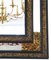 Antique Dutch Ebonised and Gilt Wall or Overmantle Cushion Mirror, 19th Century 5