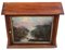 Antique Mahogany Wall Cupboard with Original Oil Painting on the Door, 19th Century, Image 2