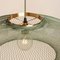 Large Ufo Moss Green Fiber Pattern Lamp by Atelier Robotiq 3