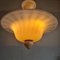 Lampe à Suspension en Verre de Murano, 1930s 4