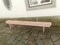 Vintage Pink Wood Bench, 1960s 25