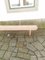 Vintage Pink Wood Bench, 1960s 17