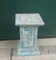 Antique Blue Wood Stand 16