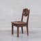 Deco French Oak Dining Chairs in the style of Dudouyt, Set of 6, Image 14