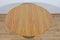 Mesa de comedor Mid-Century redonda de madera de zebrano, años 70, Imagen 5