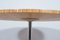 Mesa de comedor Mid-Century redonda de madera de zebrano, años 70, Imagen 10