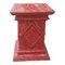 Antique Red Wooden Stand 9