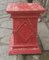 Antique Red Wooden Stand 8