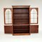 Antique Burr Walnut Bookcase, 1930s 5