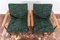 Mid-Century Modern Green Armchairs, Germany, 1960s, Set of 2, Image 4