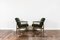 Fauteuils Mid-Century Modernes Verts, Allemagne, 1960s, Set de 2 1