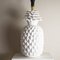 Italian Enameled Ceramic and Brass Pineapple Lamp, 1960s 6
