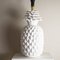 Italian Enameled Ceramic and Brass Pineapple Lamp, 1960s, Image 6