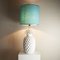 Lámpara italiana en forma de piña de cerámica esmaltada y latón, años 60, Imagen 2
