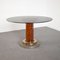 Honey Color Chromed Steel and Acrylic Glass Dining Table, 1970s 2