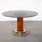 Honey Color Chromed Steel and Acrylic Glass Dining Table, 1970s 4