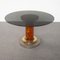 Honey Color Chromed Steel and Acrylic Glass Dining Table, 1970s 1