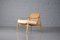 Deutscher Mid-Century Sessel mit Hermès Bezug von Hartmut Lohmeyer für Wilkhahn, 1950er 1