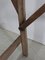 Escalera de mano plegable de haya, años 40, Imagen 11