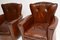 Antique Leather Club Armchairs, 1950s, Set of 2 7
