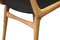 Model 370 Boomerang Dining Chair in Oak by Alfred Christensen for Slagelse Møbelværk, Denmark, Set of 4, Image 7