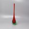 Vase Rouge et Vert par Flavio Poli, 1960s 3