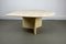 Travertine Drop Shaped Coffee Table, 1990s 8