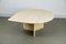 Table Basse en Forme de Goutte en Travertin, 1990s 1