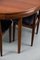 Tavolo da pranzo Roundette con sedie di Hans Olsen per Fre, anni '60, Immagine 15