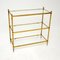 Vintage French Brass Etagere Shelving, 1970s 1