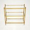 Vintage French Brass Etagere Shelving, 1970s 4