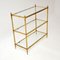 Vintage French Brass Etagere Shelving, 1970s 2