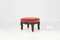 Vintage Velvet Stool, 1950s, Image 5